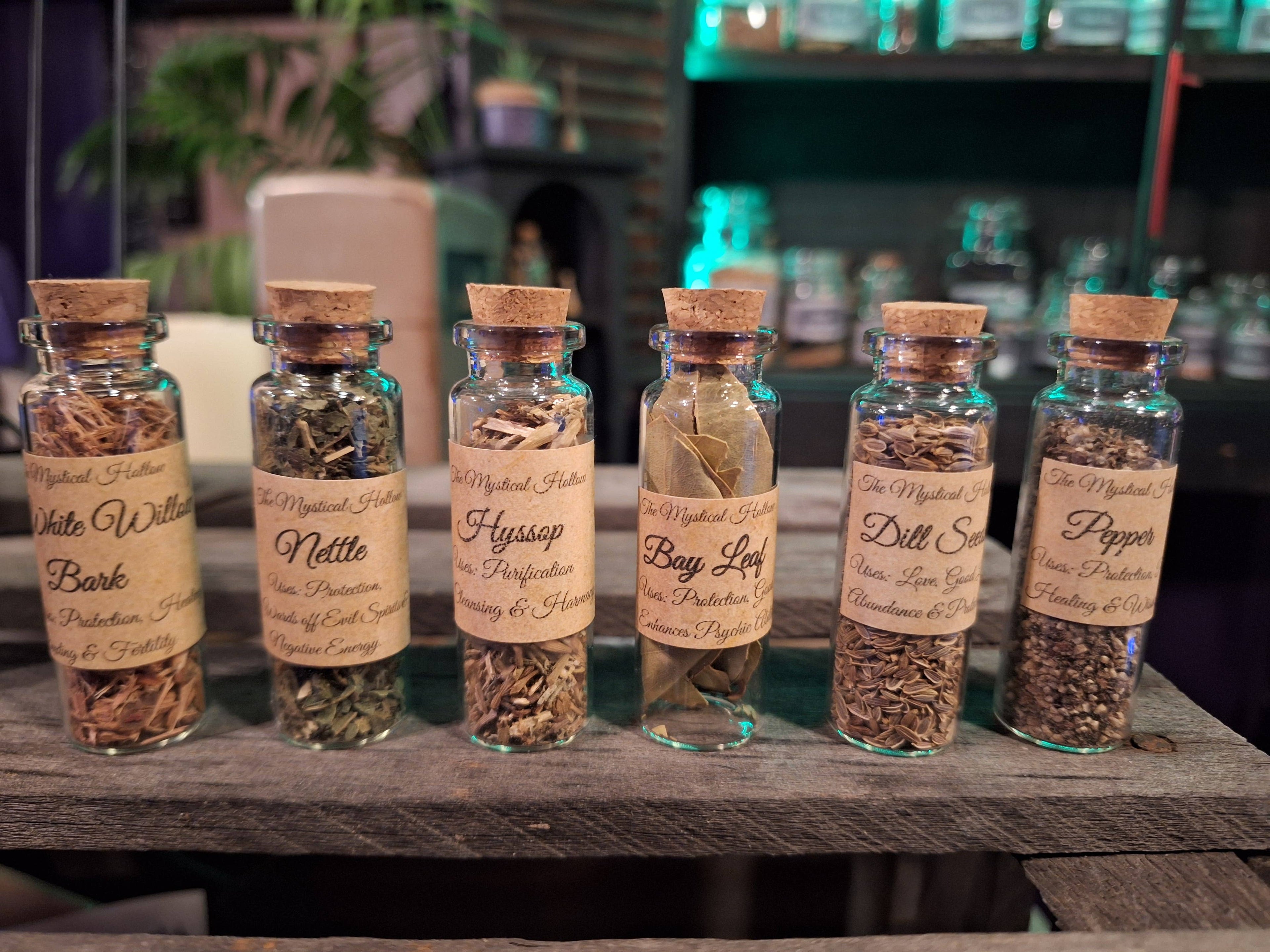 Herb Jars--Dried