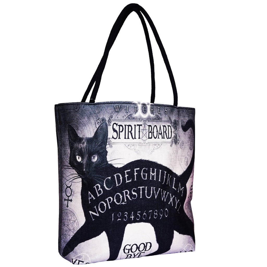 Alchemy Gothic Black Cat Spirit Board Tote Bag