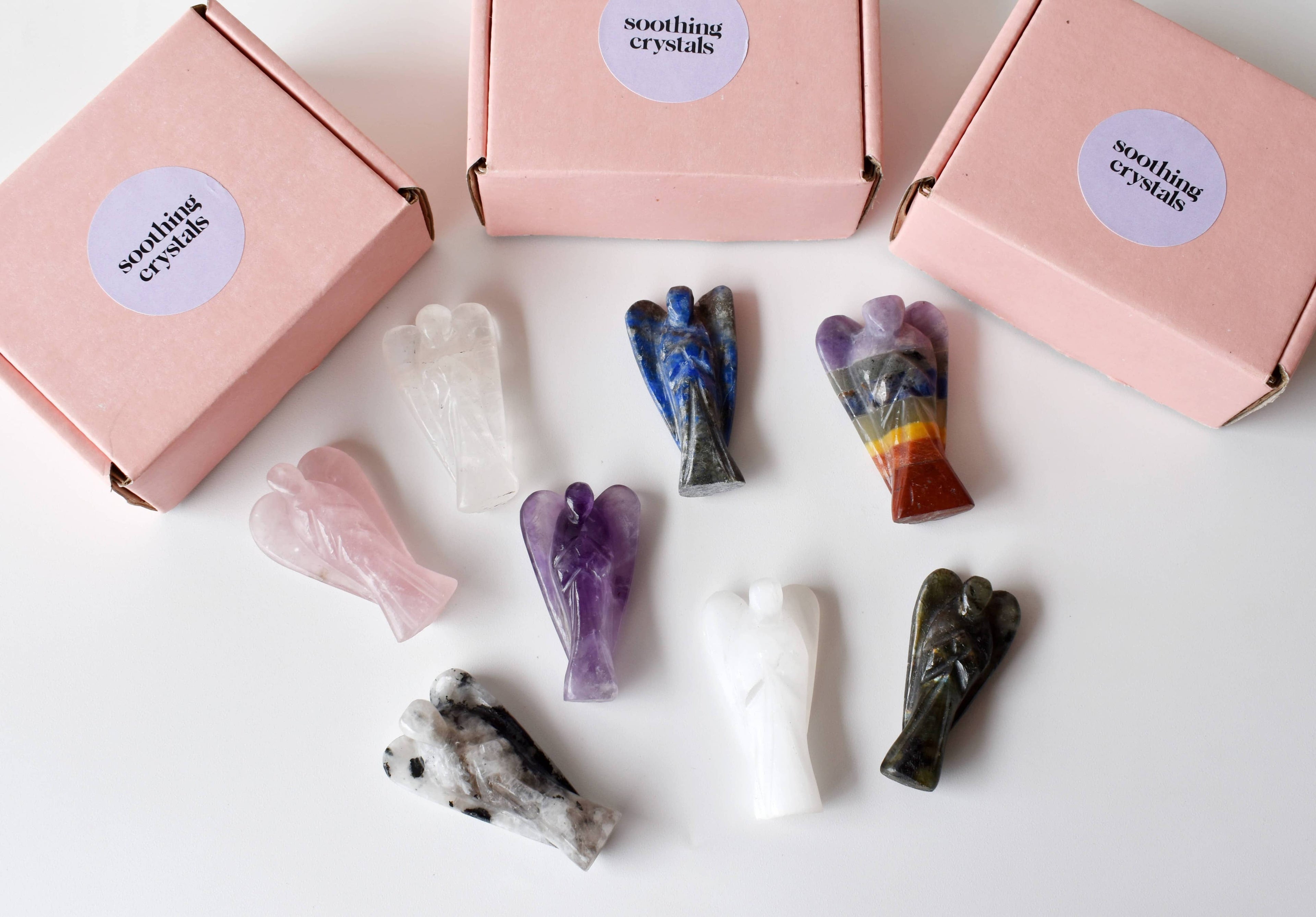 Gemstone Angels | Crystal Quartz | Pocket Crystal Angels