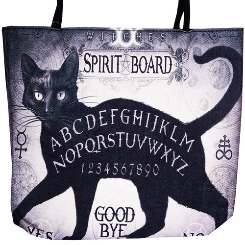 Alchemy Gothic Black Cat Spirit Board Tote Bag