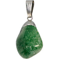 Tumbled Stone Pendant Green Aventurine