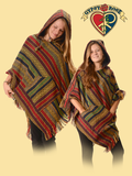 Born To Be Wild Hooded Gheri Fringed Poncho