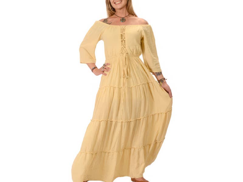 Earth Goddess Cotton Dress