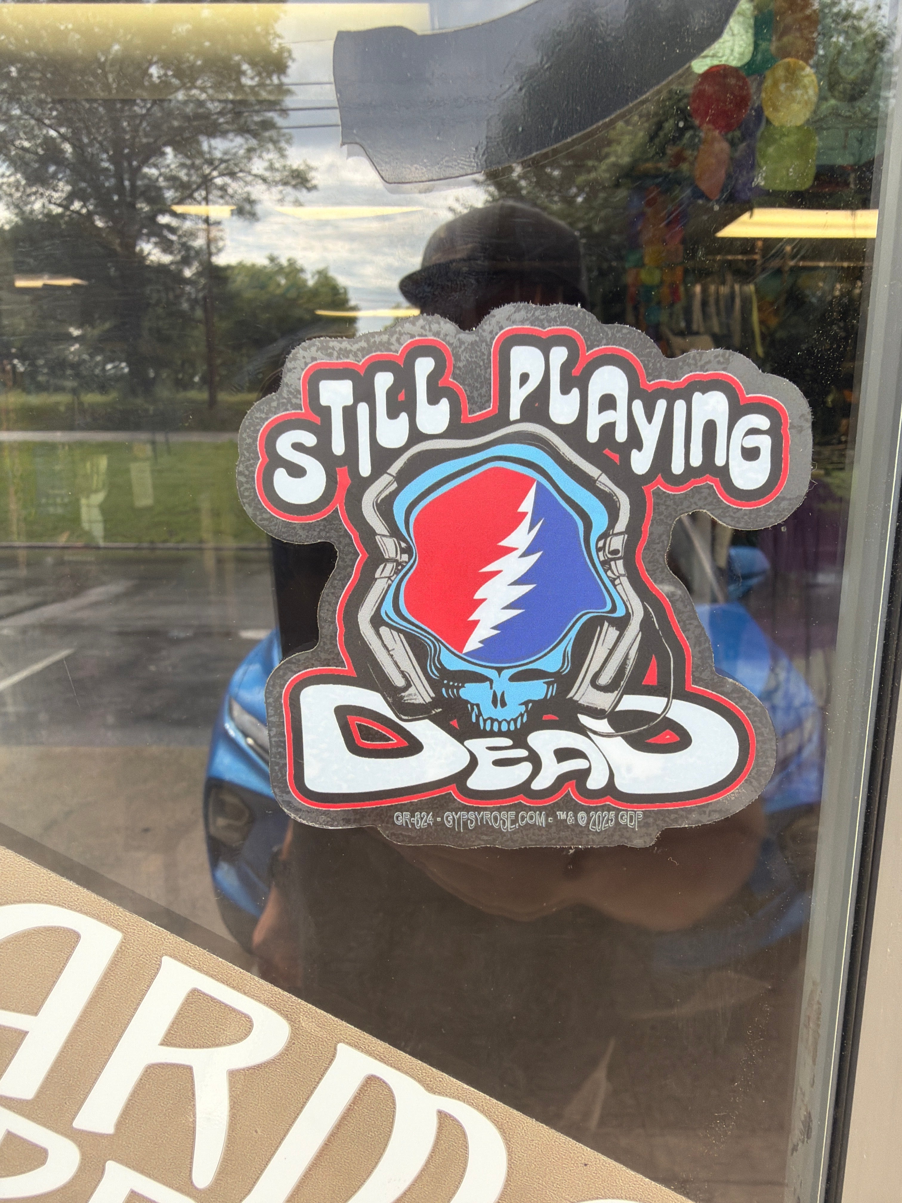 Steel Your Face Still Playing Dead Sticker