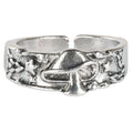 Adjustable Mushroom Band Ring