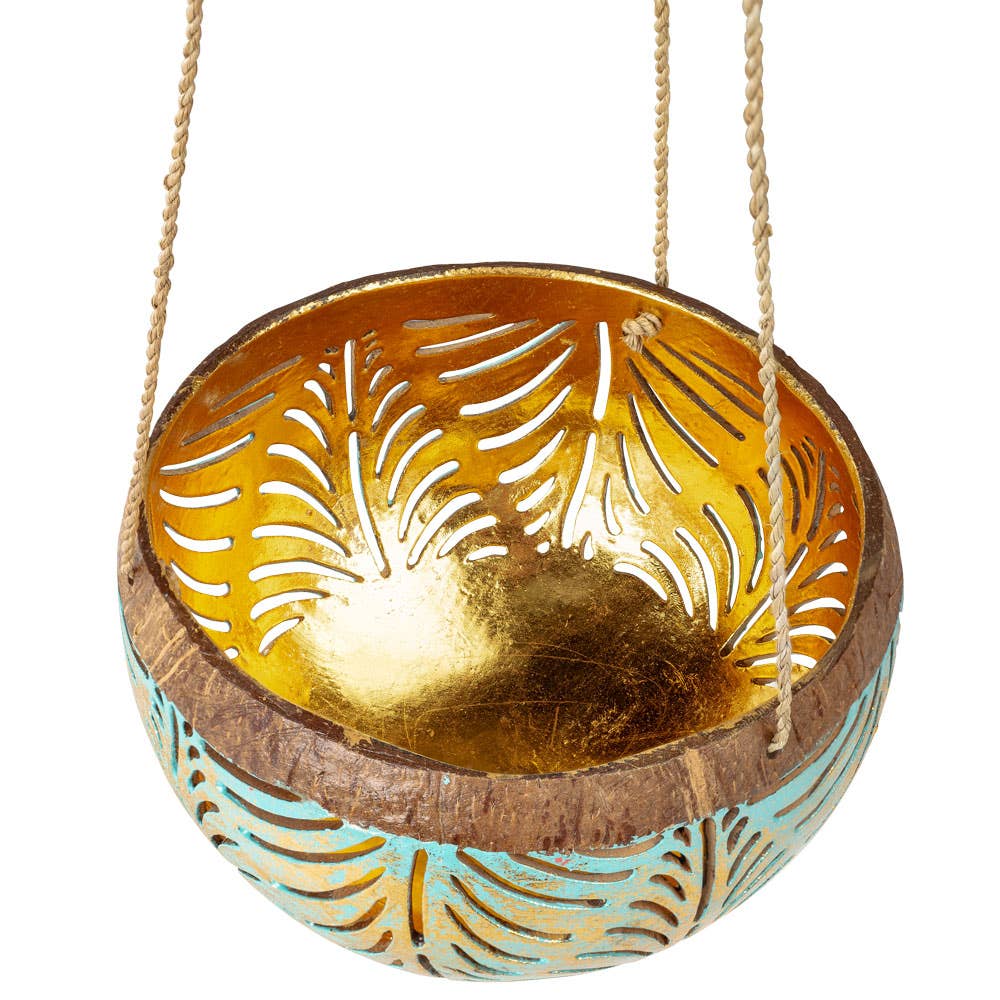 ASSORTED COCONUT HANGING LANTERNS