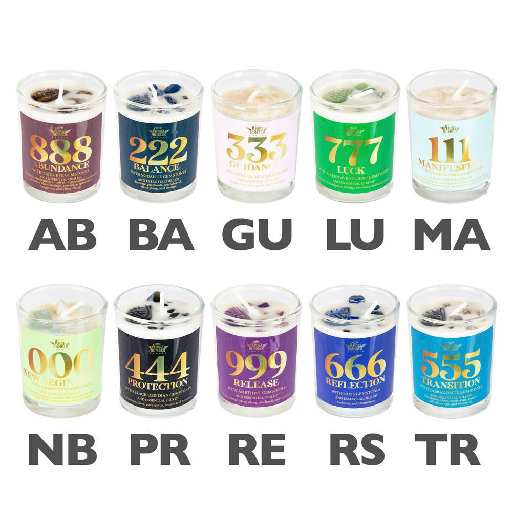 ANGEL NUMBER CANDLES