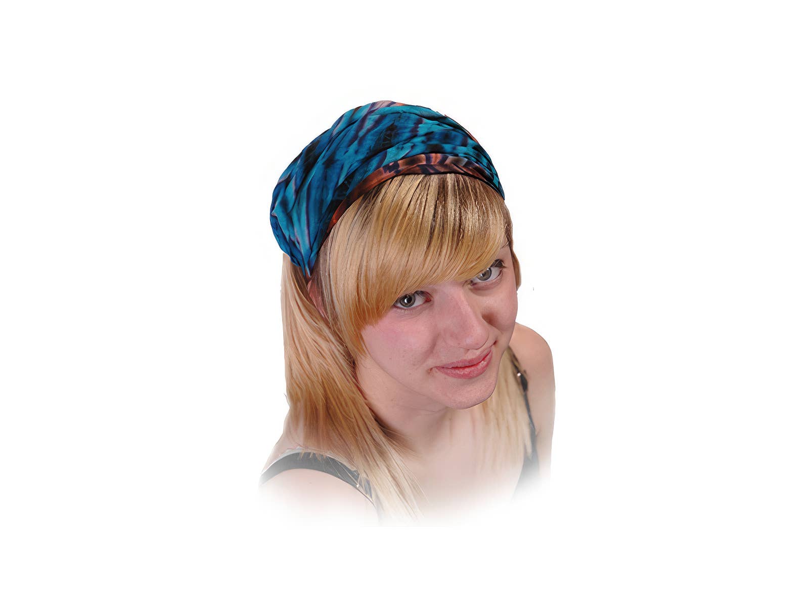 TYE DYE RAYON EXPANDABLE HEADBAND / KERCHIEF