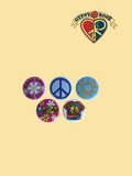 Love and Peace Assorted Pin Back Buttons