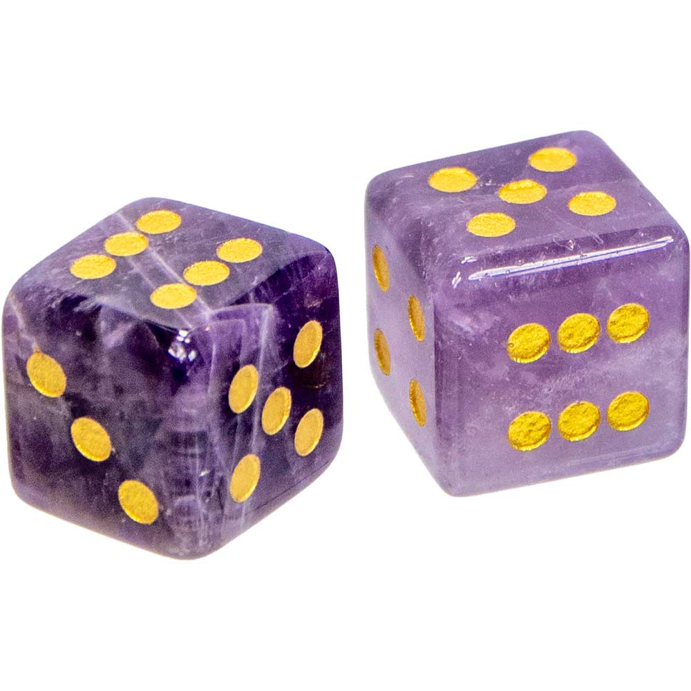 Gemstone Dice - Amethyst