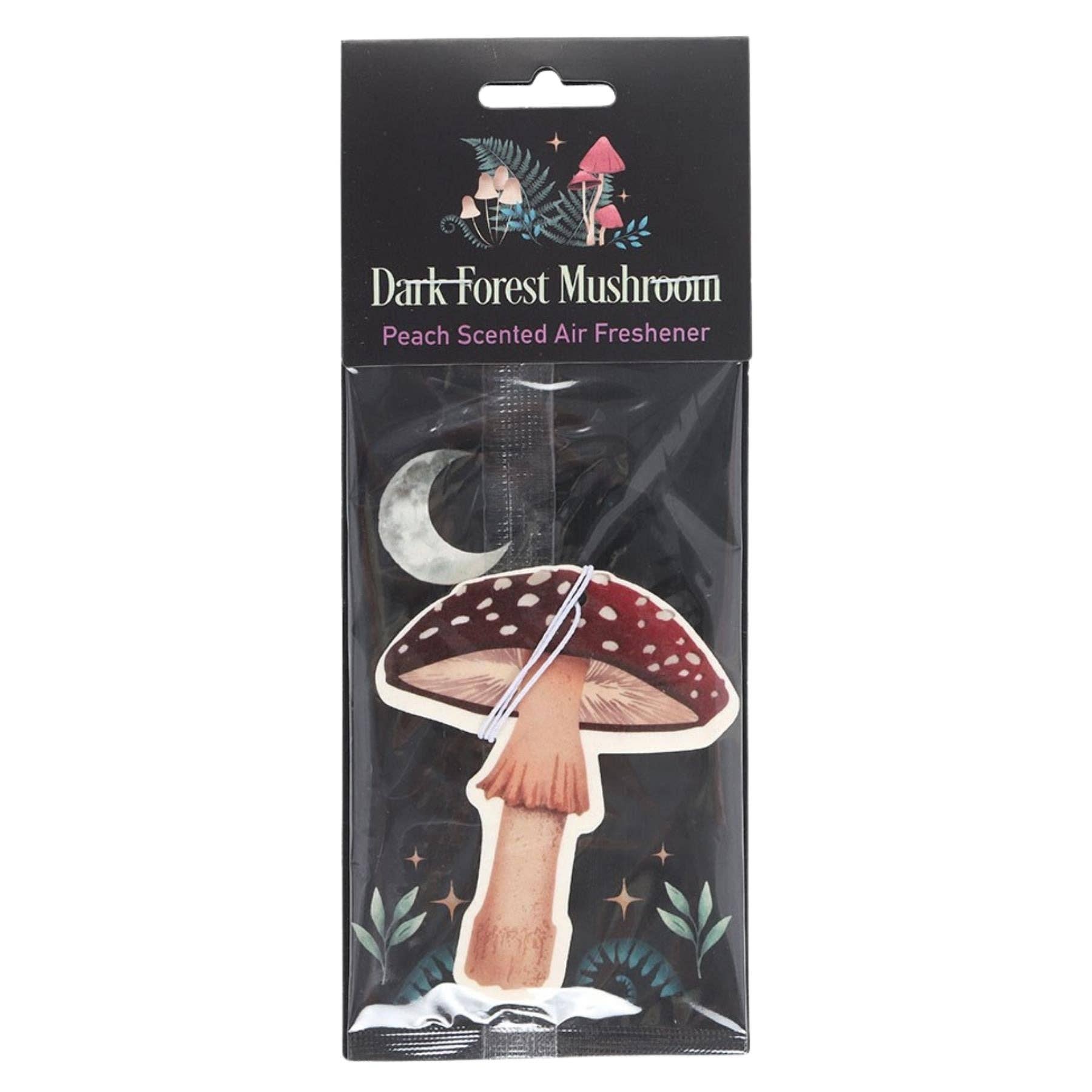 Peach Dark Forest Mushroom Air Freshener.