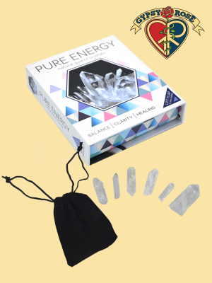 Pure Energy Natural Quartz Crystals Kit