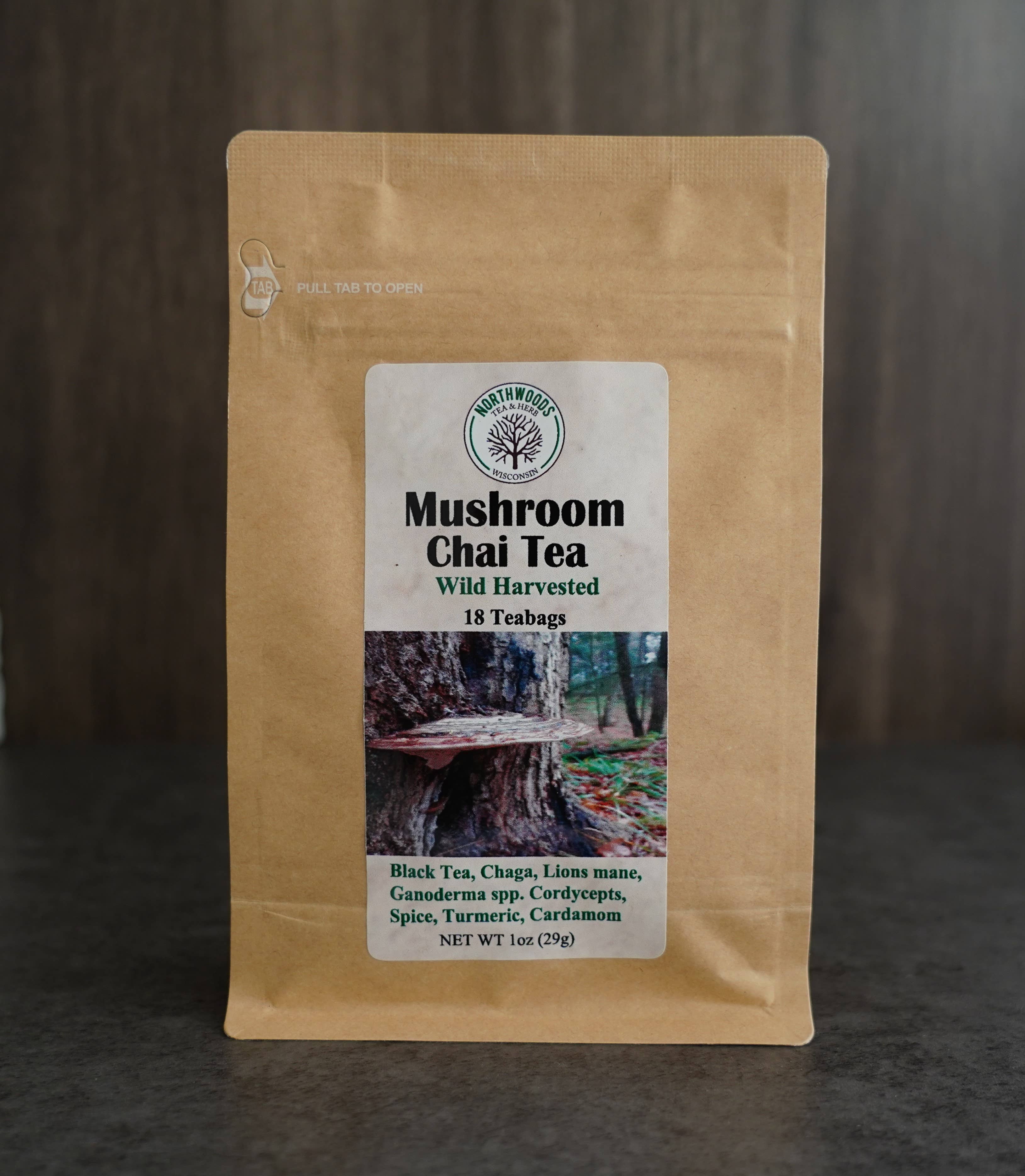 Mushroom Chai tea