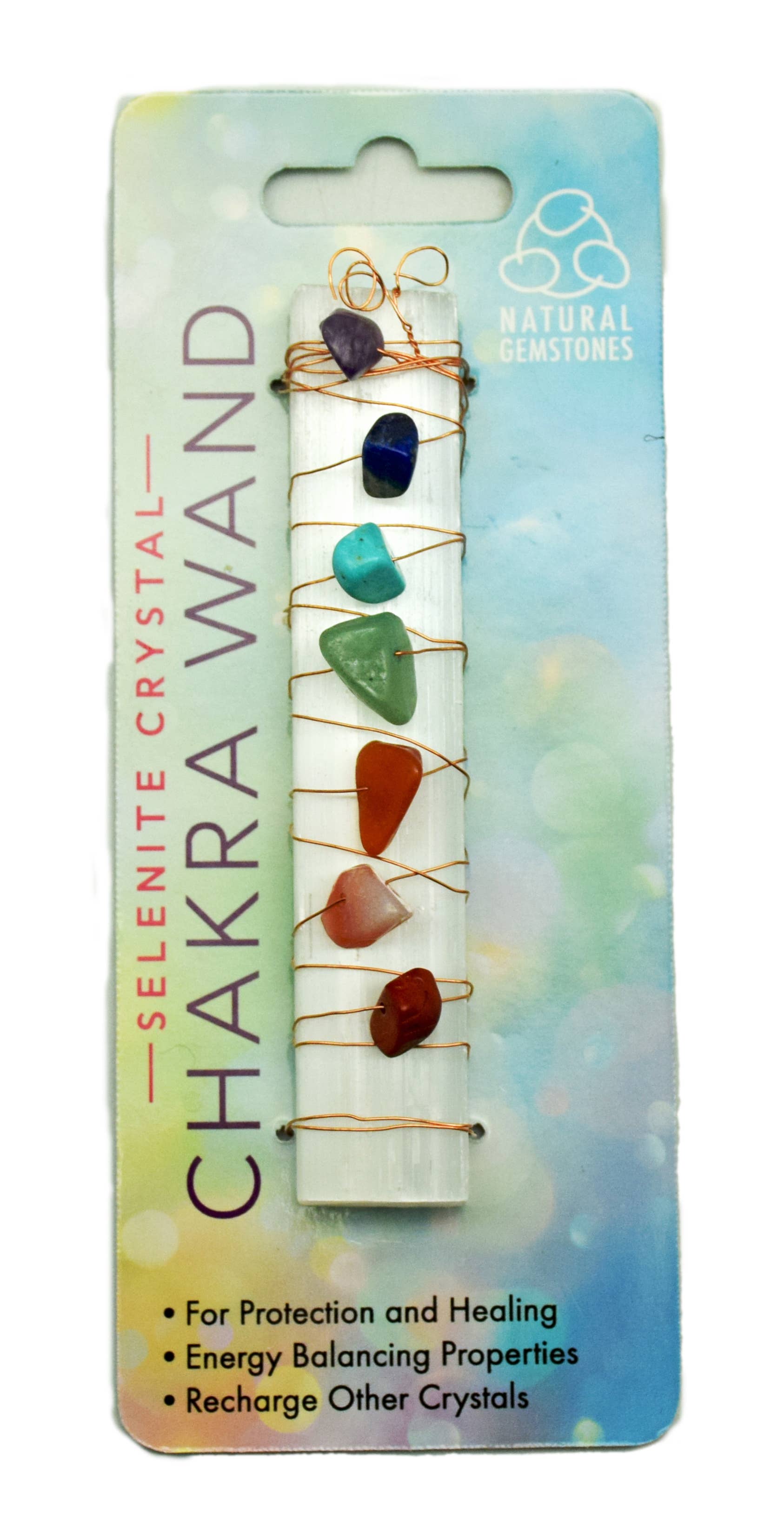 Selenite Crystal Chakra Wand