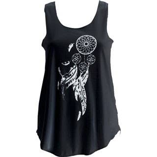 DREAMCATCHER WITH FEATHER TANK TOP