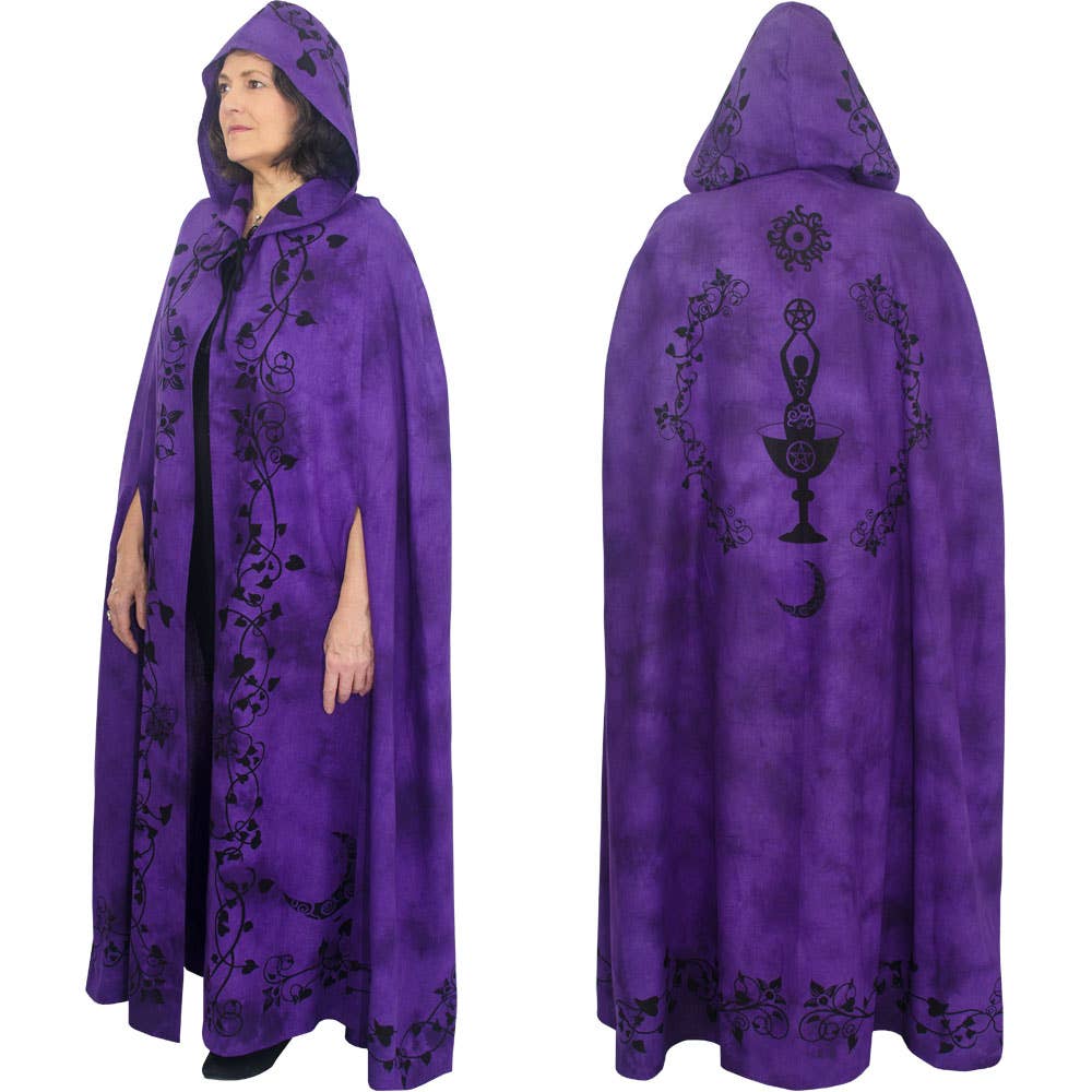 Cotton Cloak Moon Goddess Purple