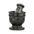 Black Zebra Mortar and Pestle.
