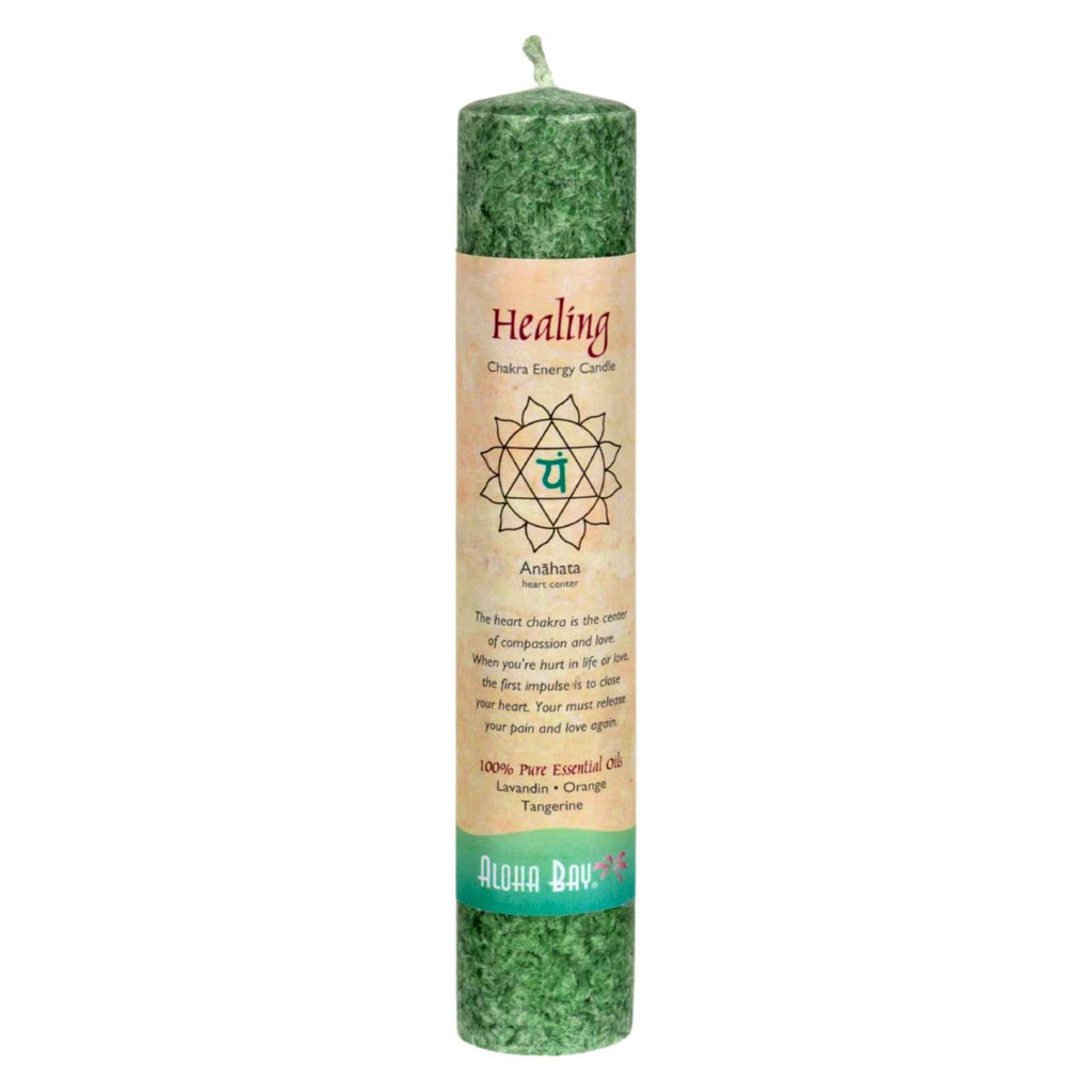 Aloha Bay 7 Chakra Energy Pillar Candle.