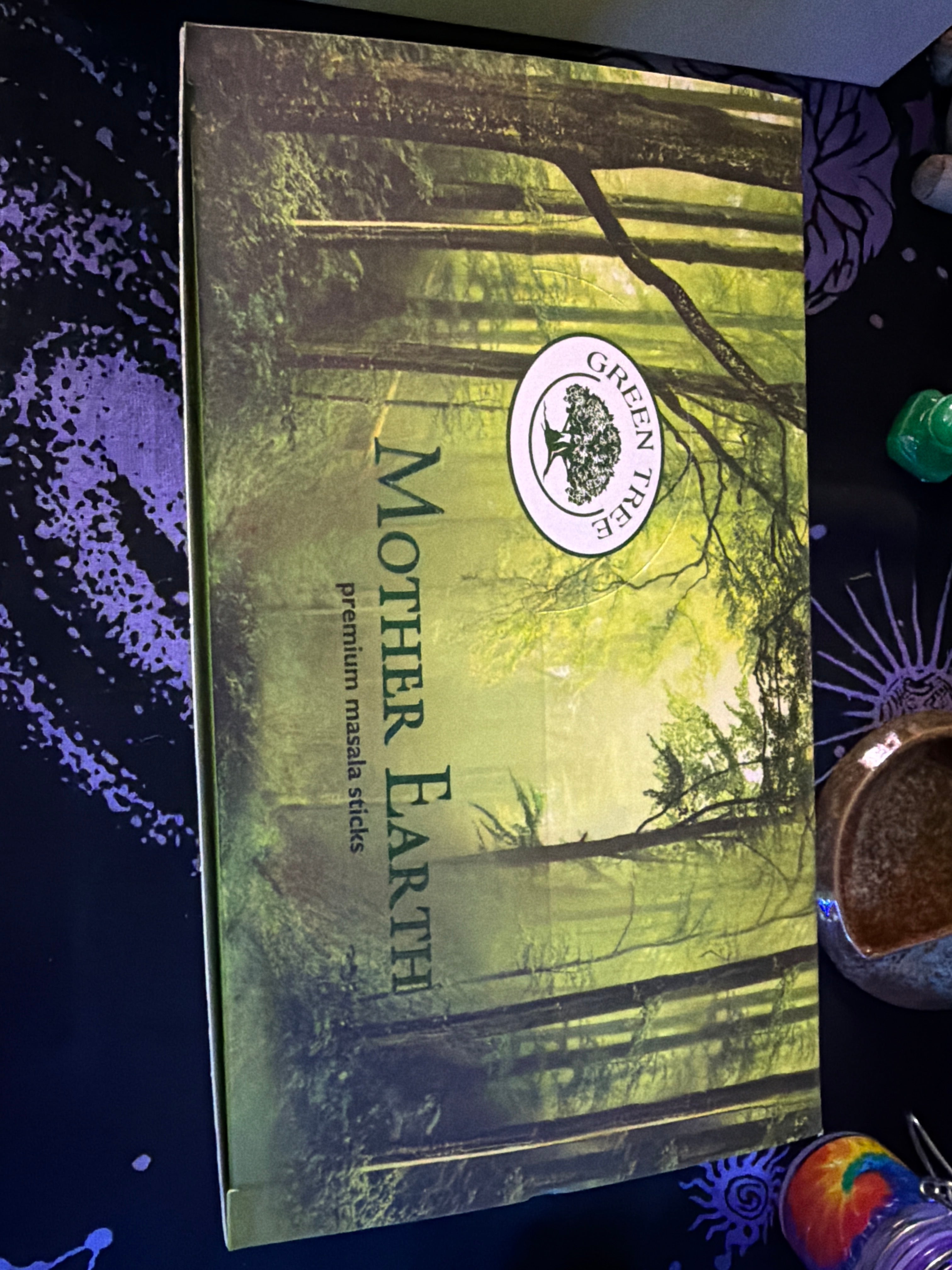 5 Gr each Green Tree Incense 15 Gr - Mother Earth