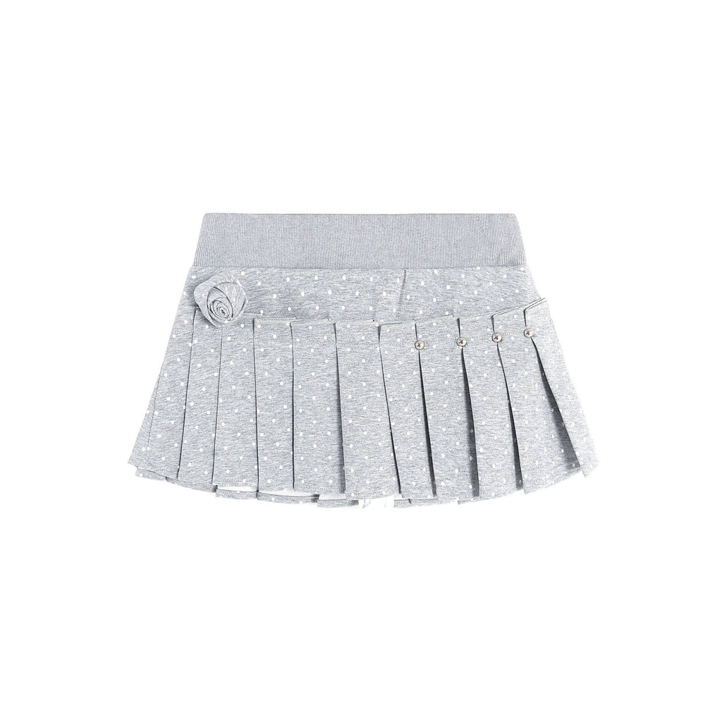 Trendy High-Waisted Plaid Shorts with Dual Belts