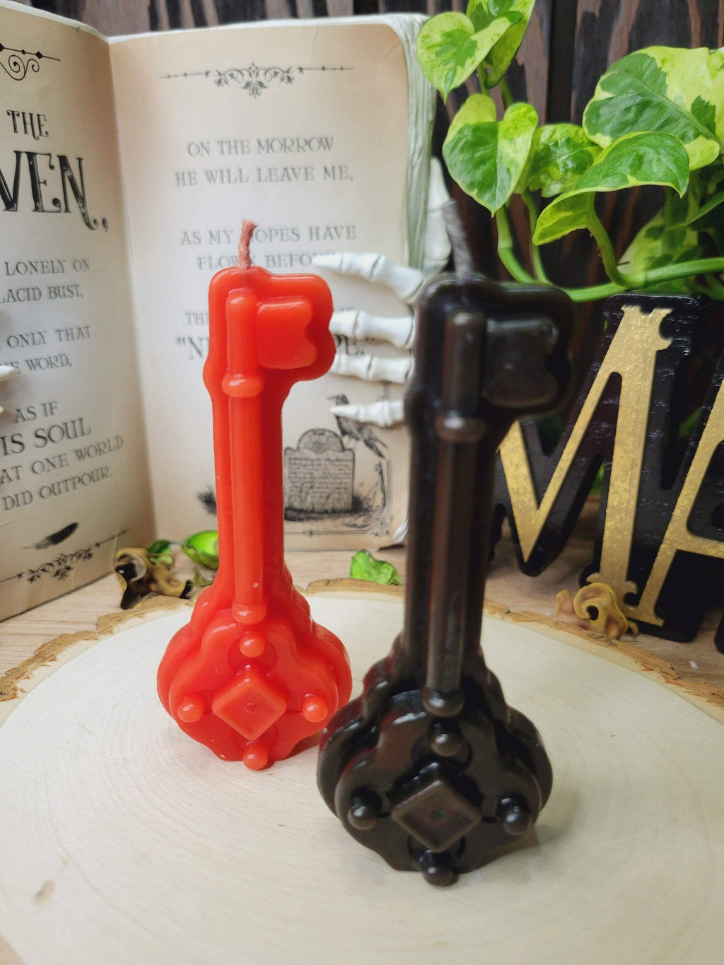 Key Candle, Key Candle, Small Key Figurine Candle Offering