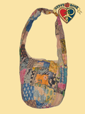 Patchwork Printed Cotton Peddler Bag