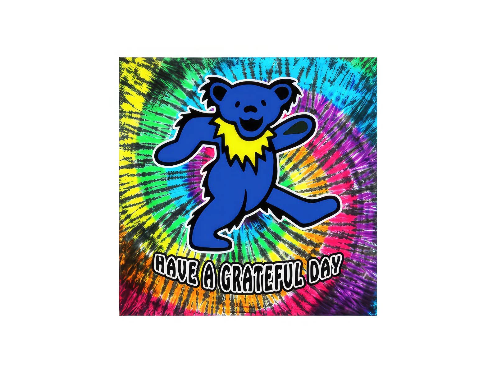 Grateful Dead Dancing Bear Have A Grateful Day Tapestry