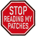 Hot Leathers Stop Reading My Patches 3" X 3" Patch