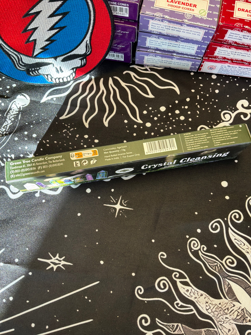 Green Tree Incense 15 Gr - Crystal Cleansing