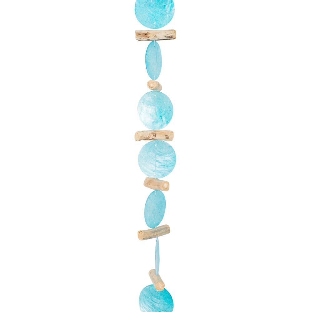 DRIFTWOOD CAPIZ SHELL WINDCHIMES