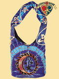CELESTIAL ZEN AARI EMBROIDERY COTTON PEDDLER BAG
