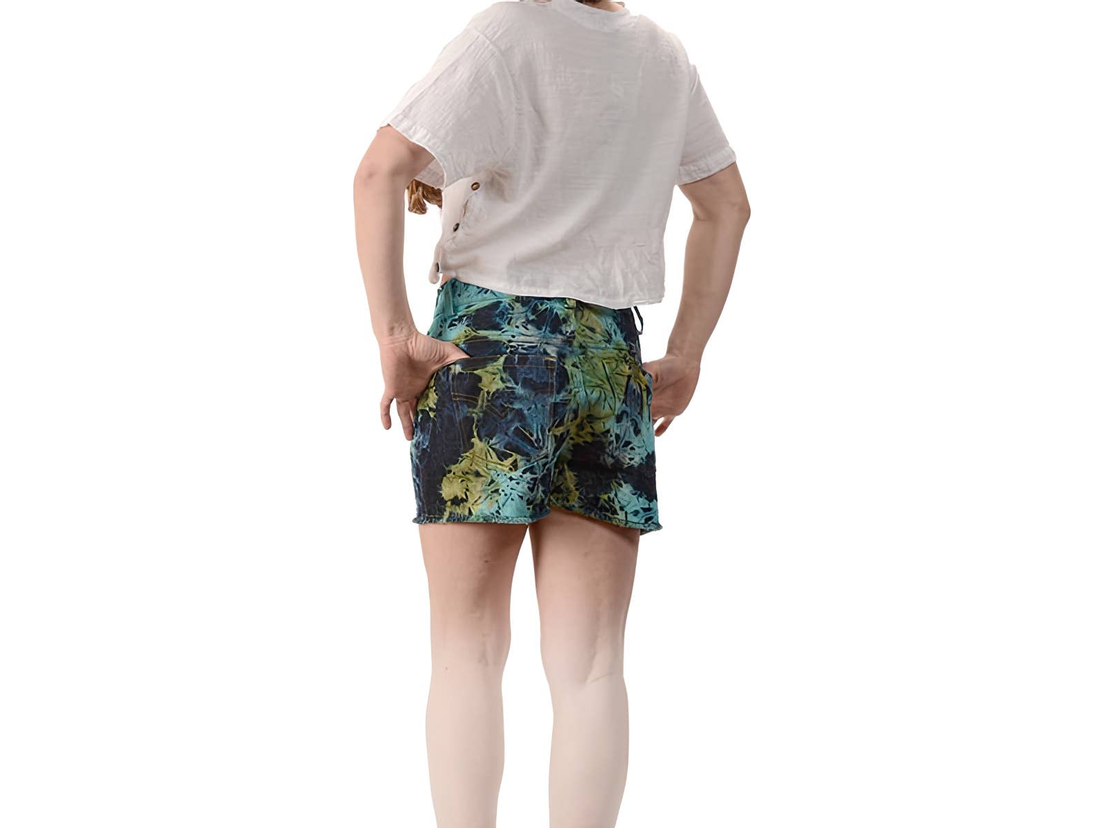 Tye Dye Denim Shorts