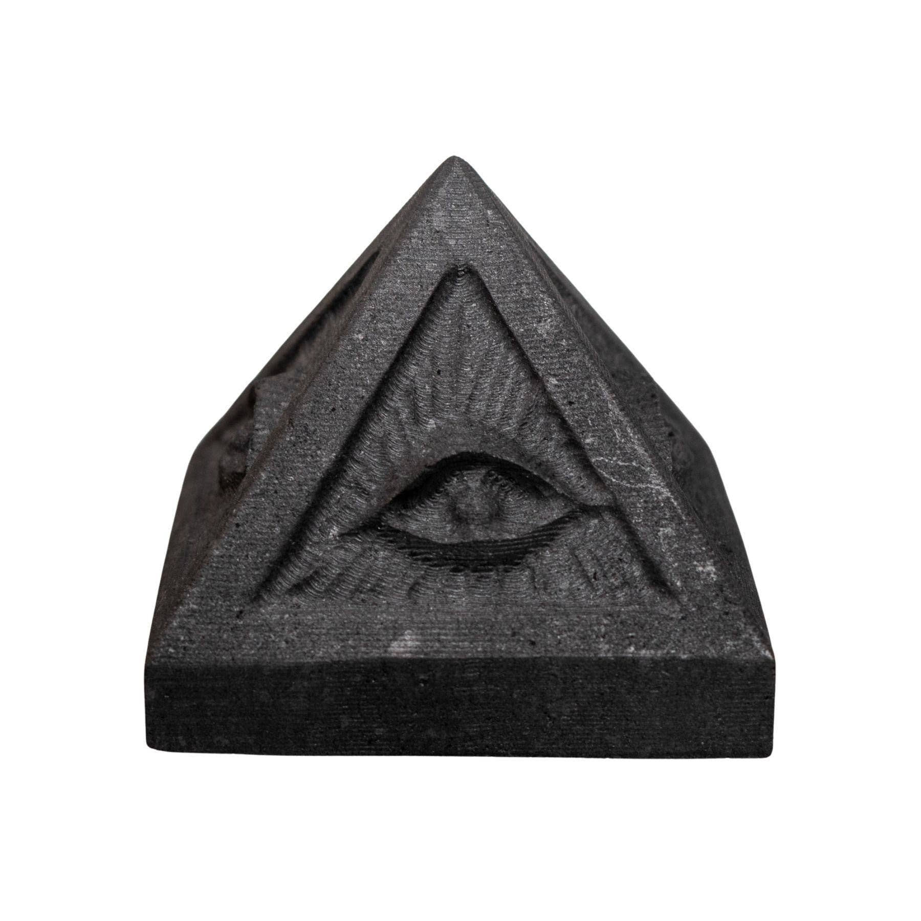 Shungite Evil Eye Pyramid.