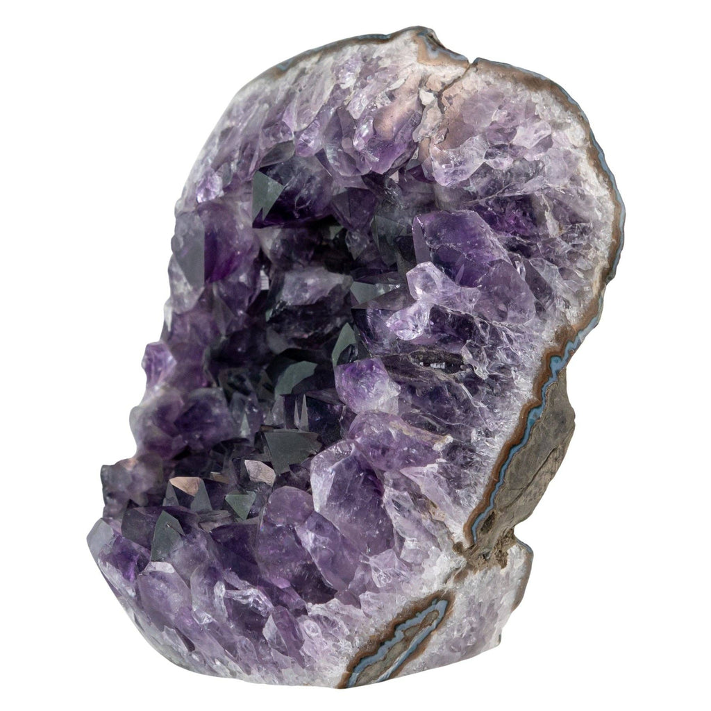 Amethyst Cut Base Geode Cluster.