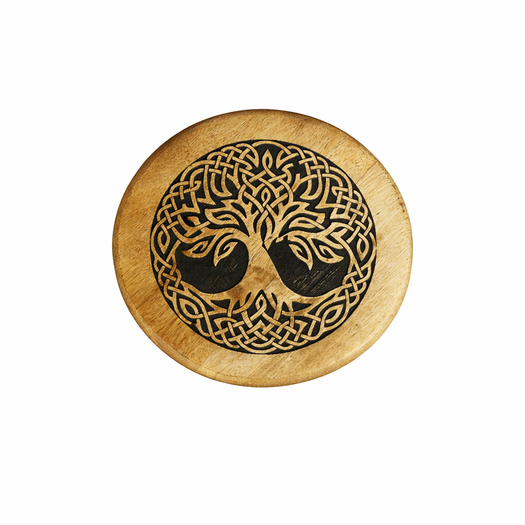 Wooden Altar Stool - Ancient Tree (6 x 4 in.)