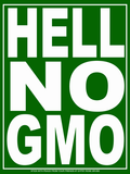 Hell No GMO Sticker