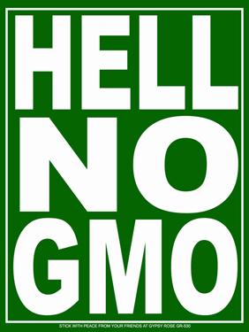 Hell No GMO Sticker