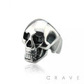 SS BASIC DESIGN SKULL RING