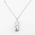 White Opal Tree of Life Necklace