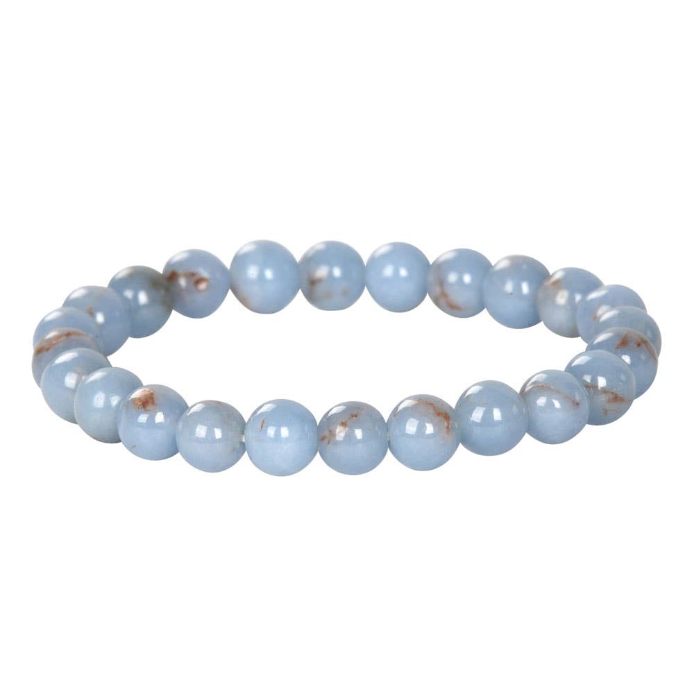 8mm Crystal Gemstone Energy Bead Stretch Bracelets