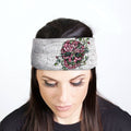 Bling Bands Rose Skulls Rhinestone Crystal Headband Wraps