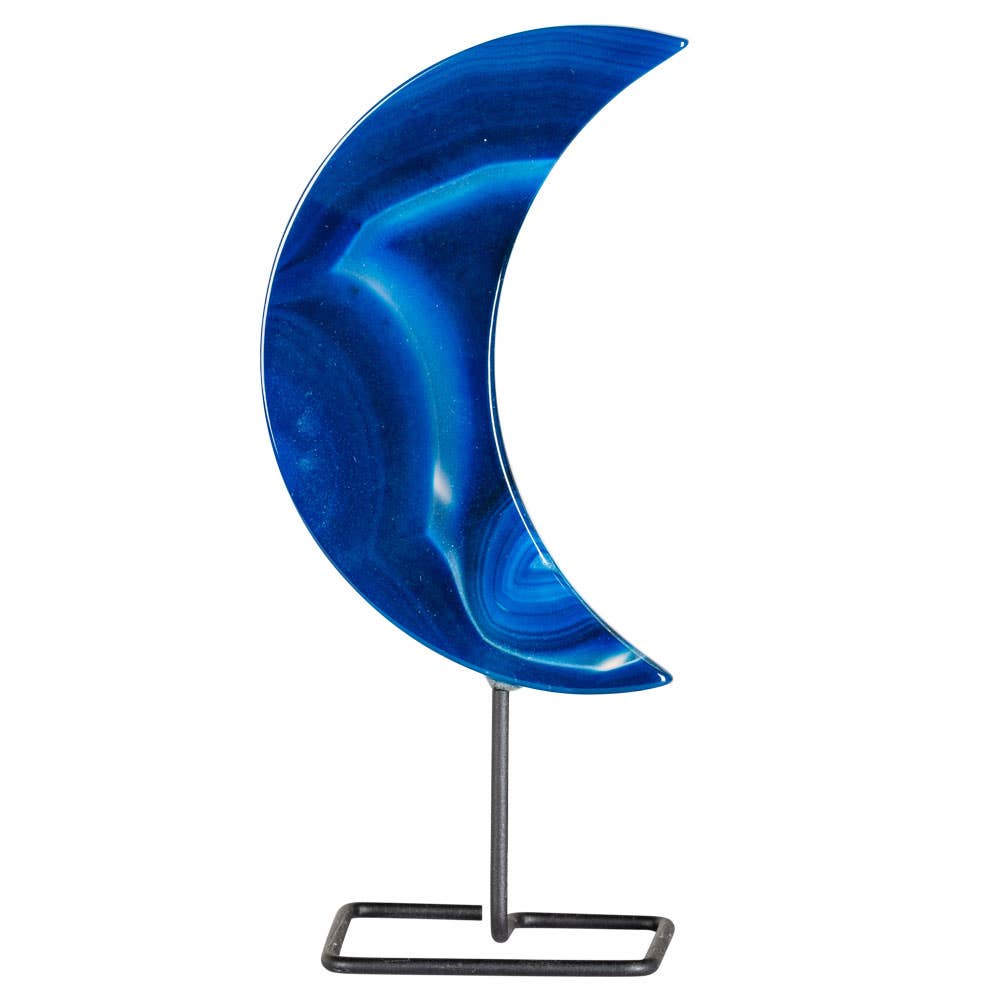 AGATE MOON ON STAND
