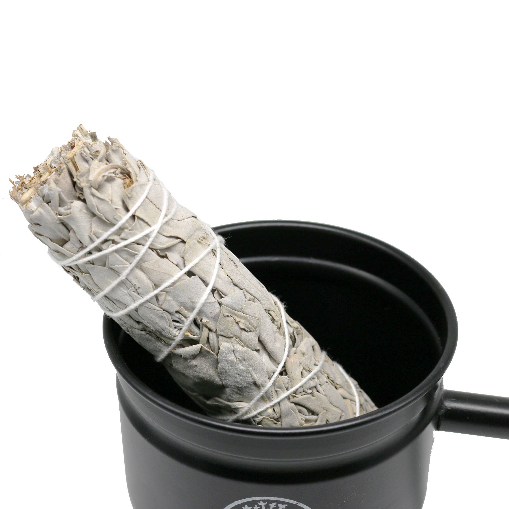 Metal Smudge Pot (4 in.) - Pentacle