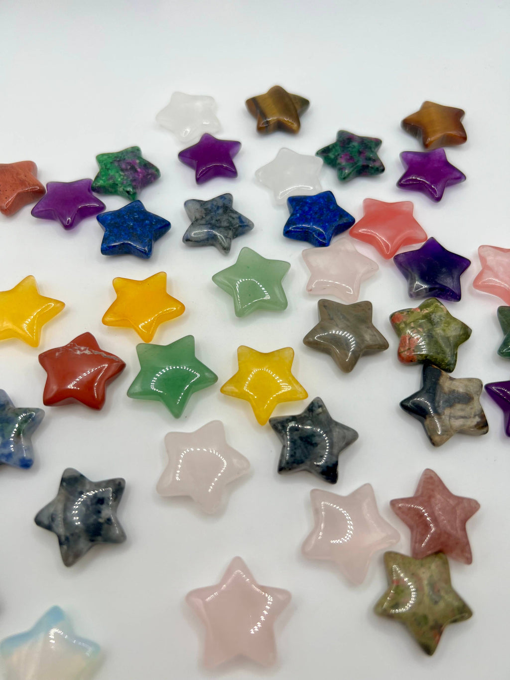 Assorted Crystal Star Carving - Mini Crystal Stars