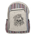 Black & White Sugar Skull Backpack
