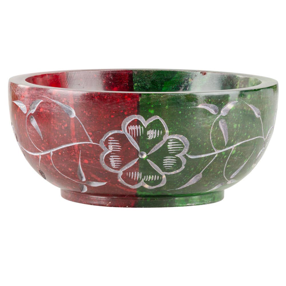 4" TREE OF LIFE SOAPSTONE BOWL