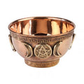 GODDESS COPPER OFFERING BOWL INCENSE BURNER