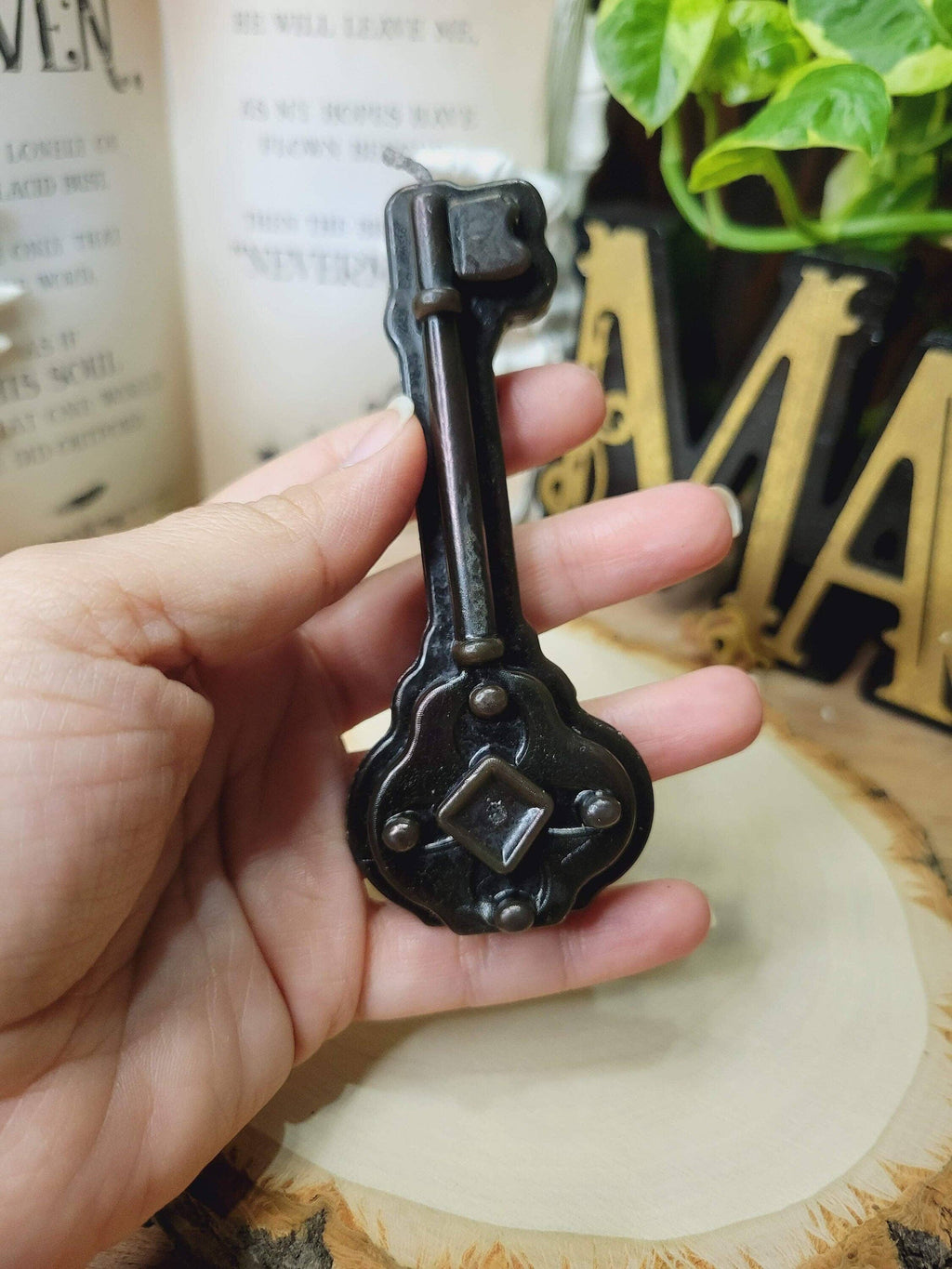 Key Candle, Key Candle, Small Key Figurine Candle Offering
