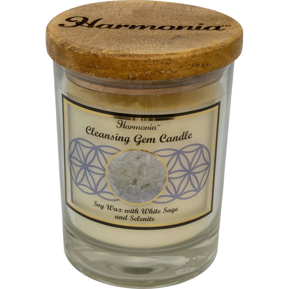 Harmonia Soy Gem Candle - Cleansing Selenite (Each)