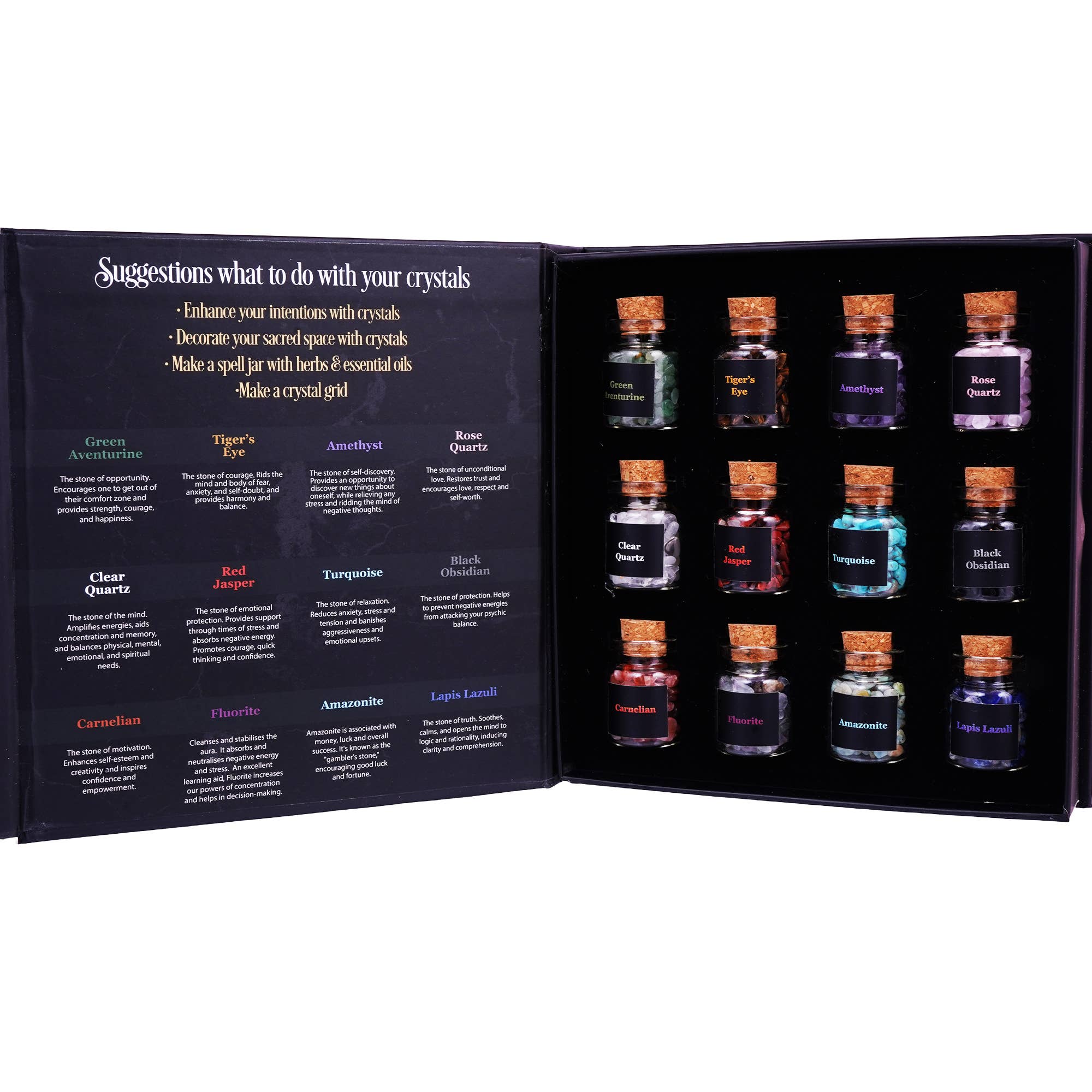 Crystals for Spells Bottle Kit